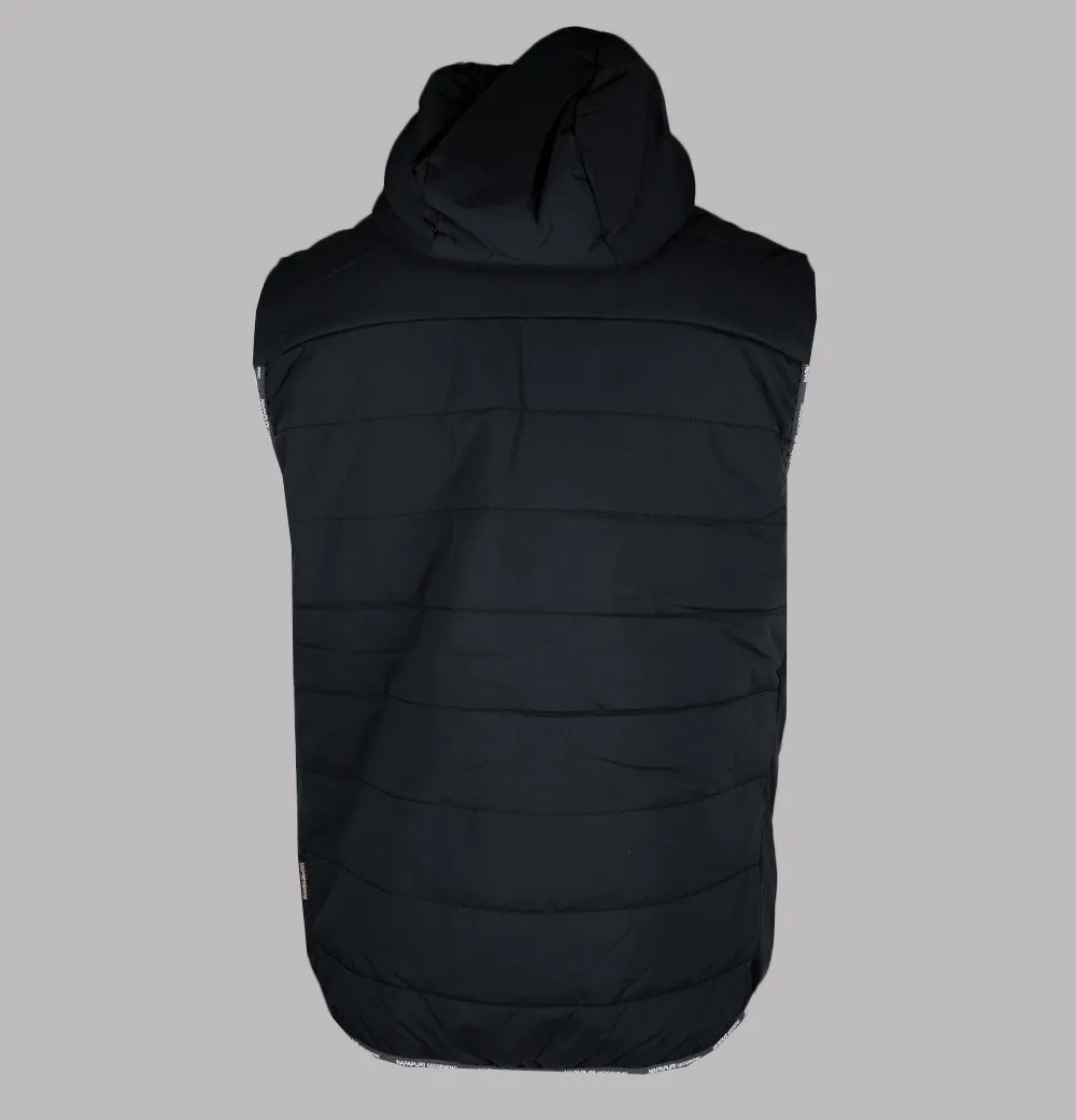 Napapijri A-Huron Hooded Gilet Black