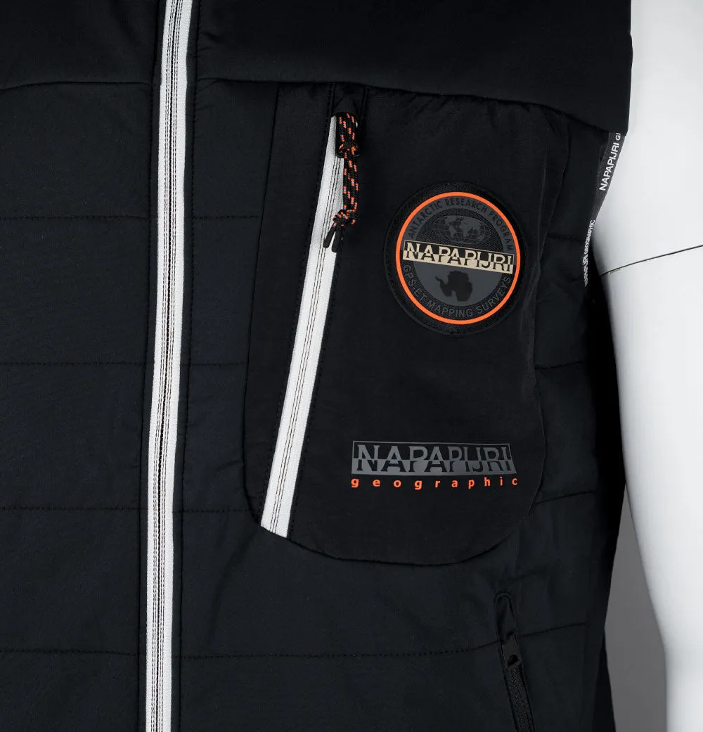 Napapijri A-Huron Hooded Gilet Black