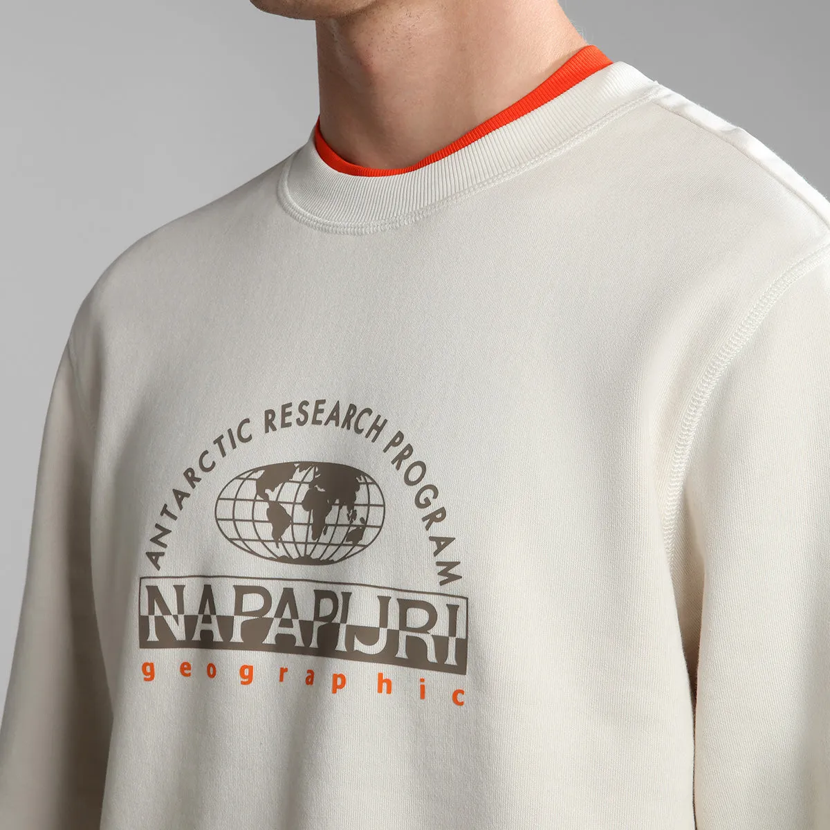 Napapijri - B-Macas Sweatshirt in White Whisper