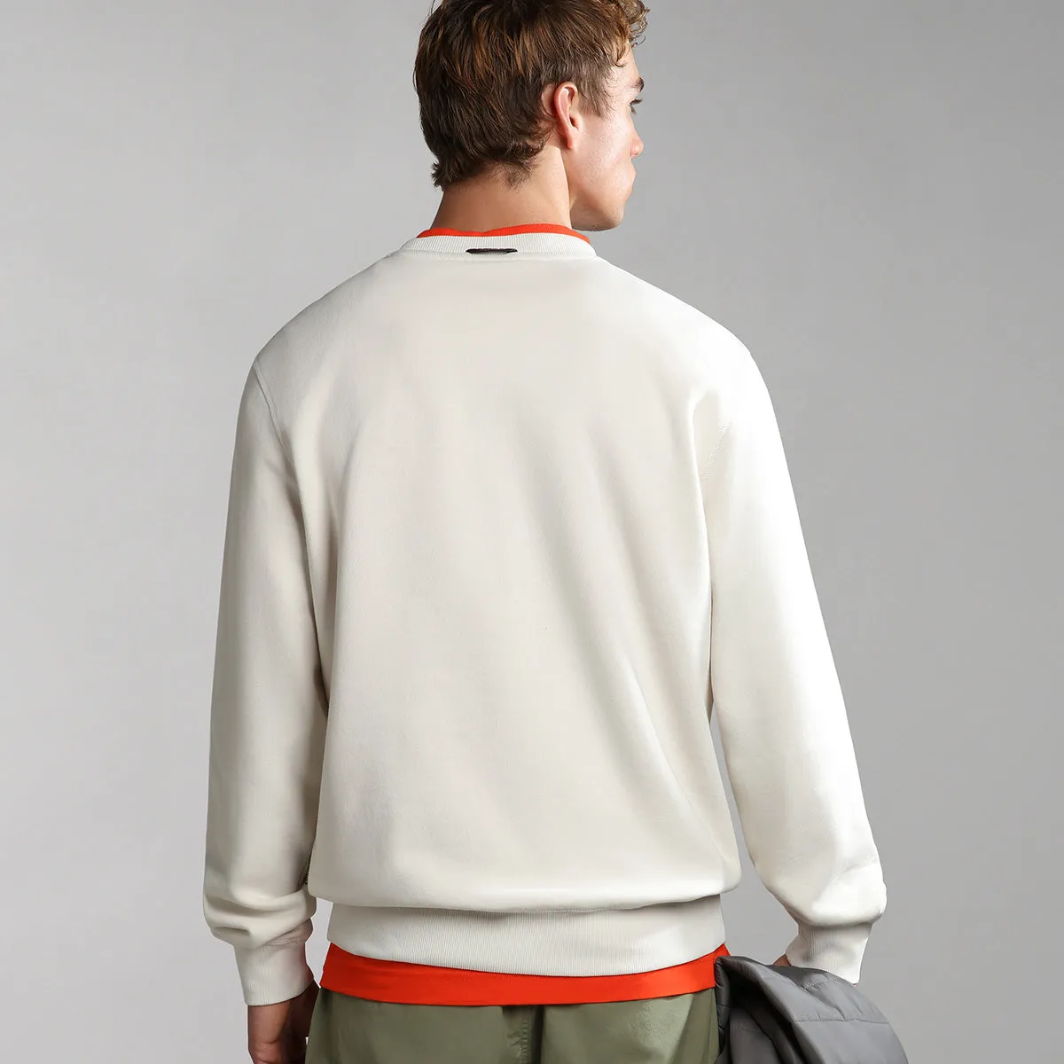 Napapijri - B-Macas Sweatshirt in White Whisper