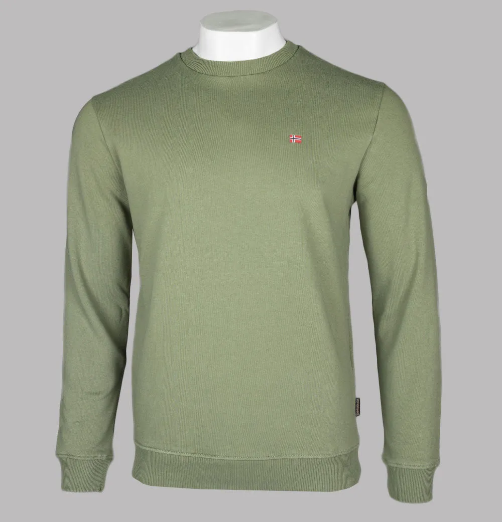 Napapijri Balis Sweatshirt Green Lichen