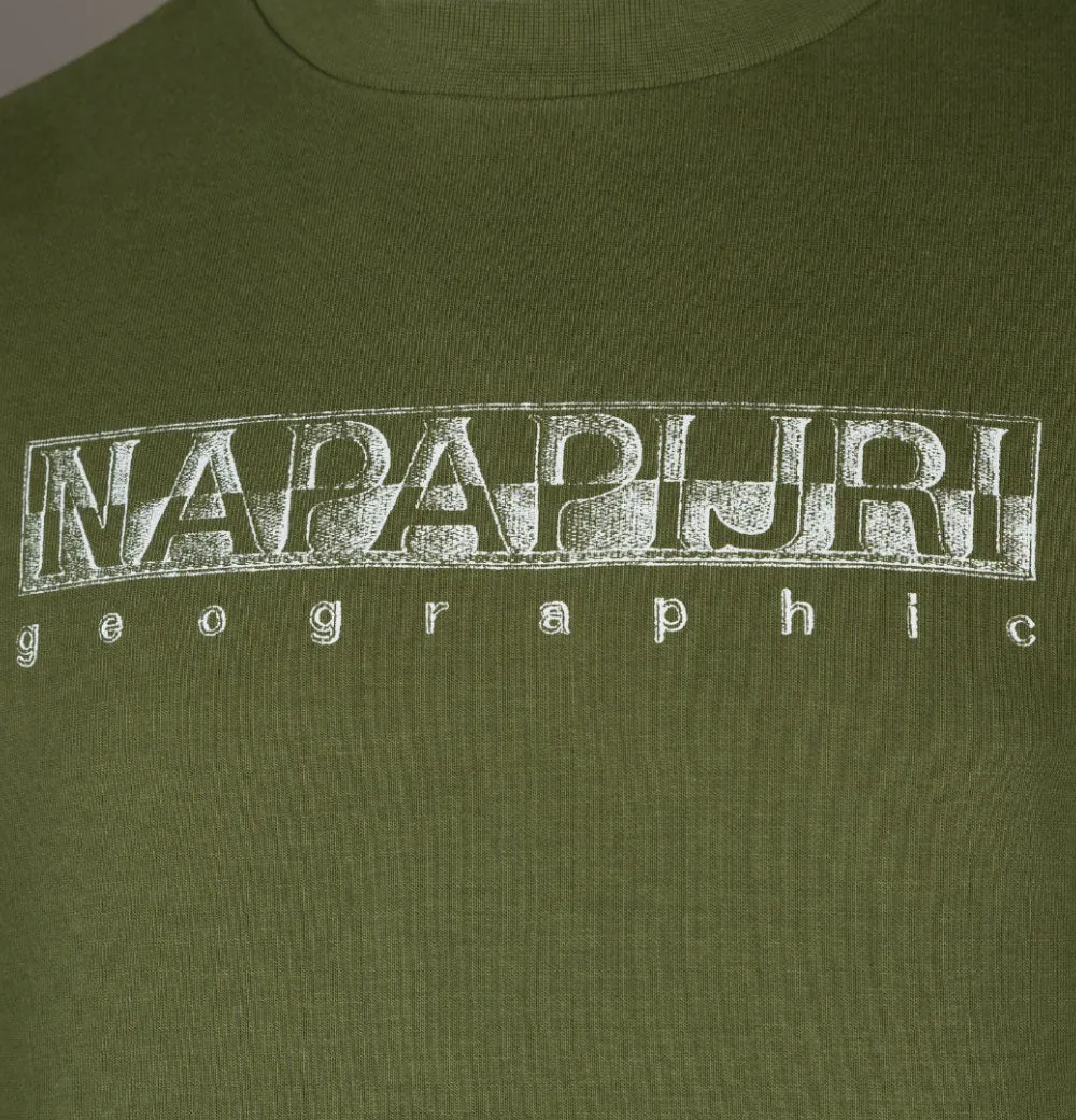 Napapijri Ballar Sweatshirt Green Cypress