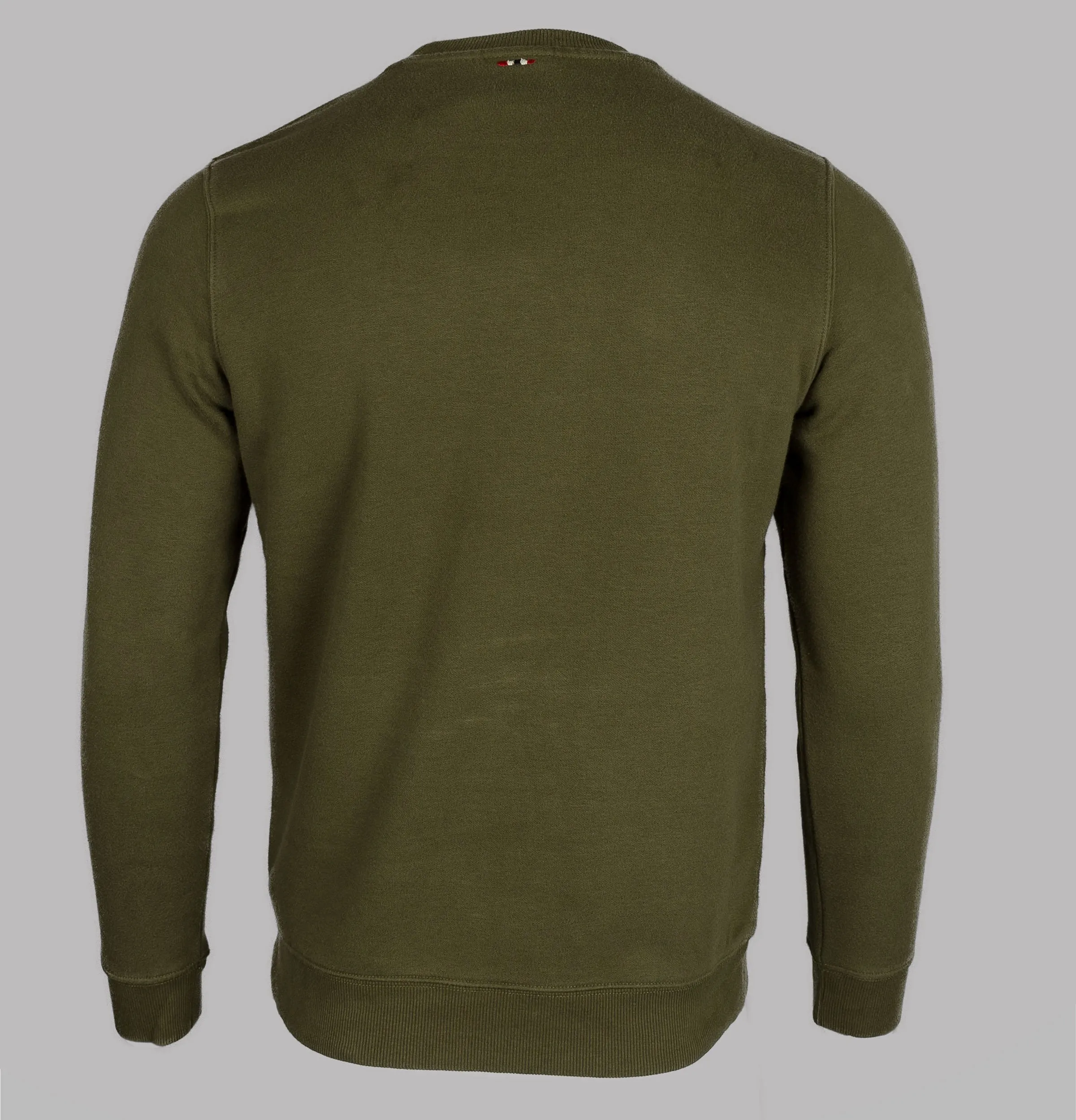 Napapijri Berthow Crew Neck Sweatshirt Green Musk