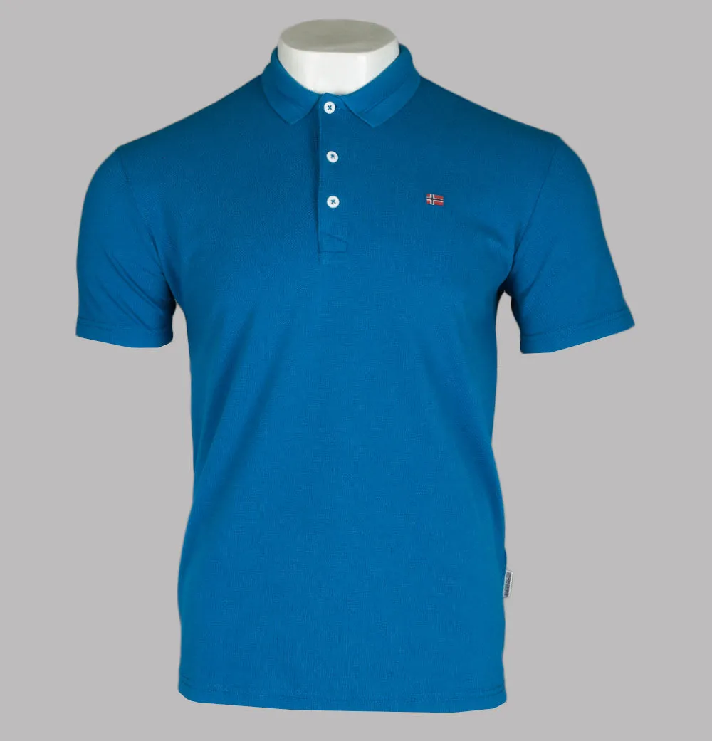 Napapijri Ealis Polo Shirt Mykonos Blue