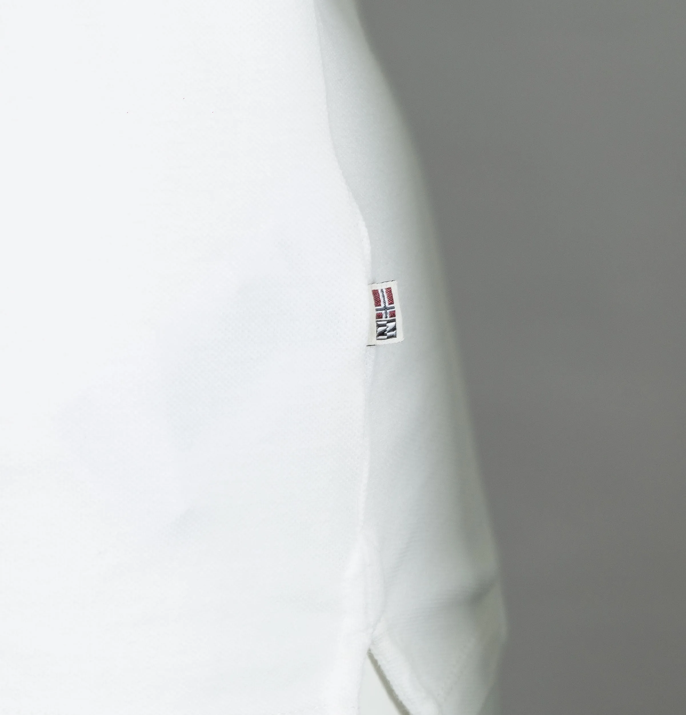 Napapijri Erthow Long Sleeve Polo Shirt Bright White