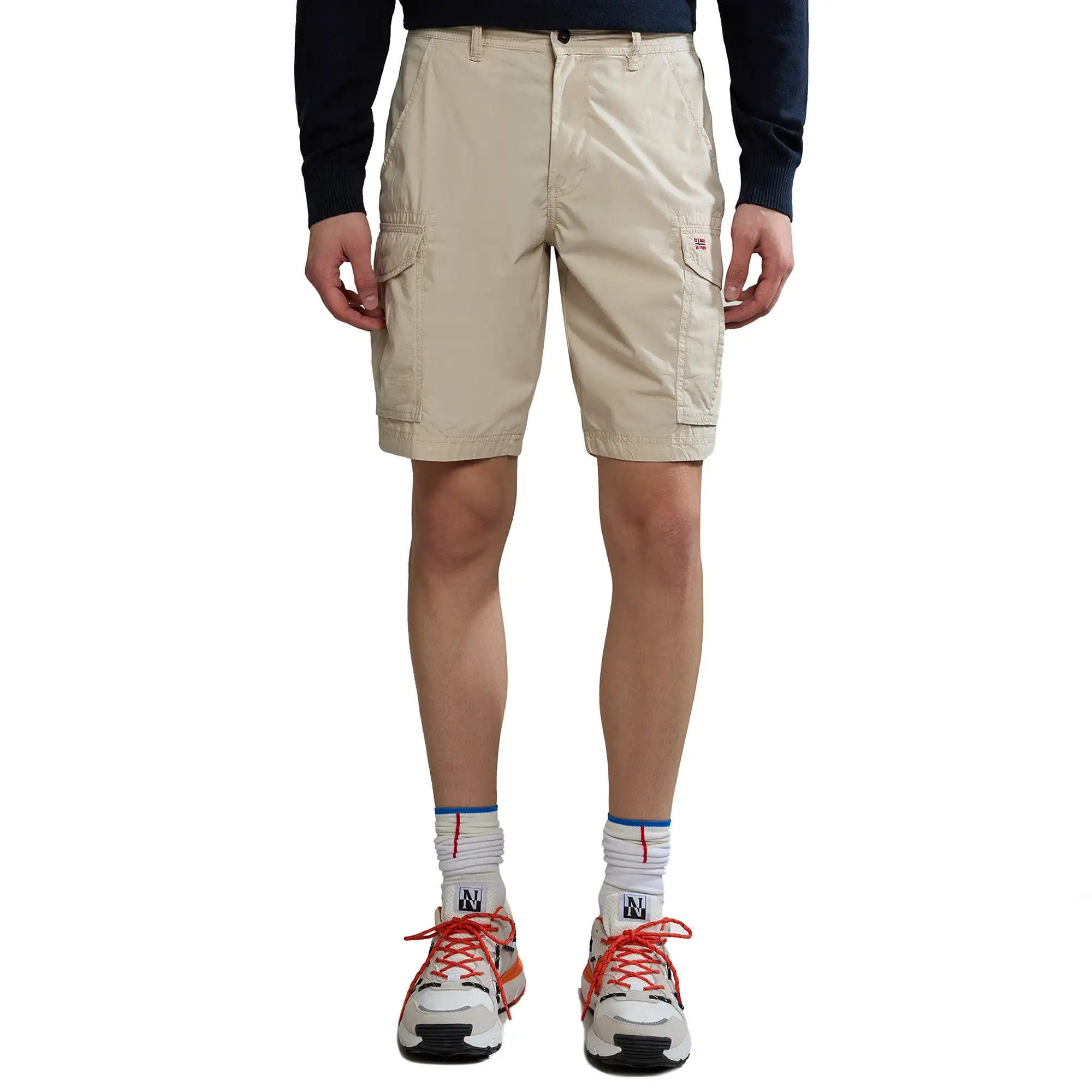 Napapijri Noto Cargo Shorts 2.0 - Beige Silver