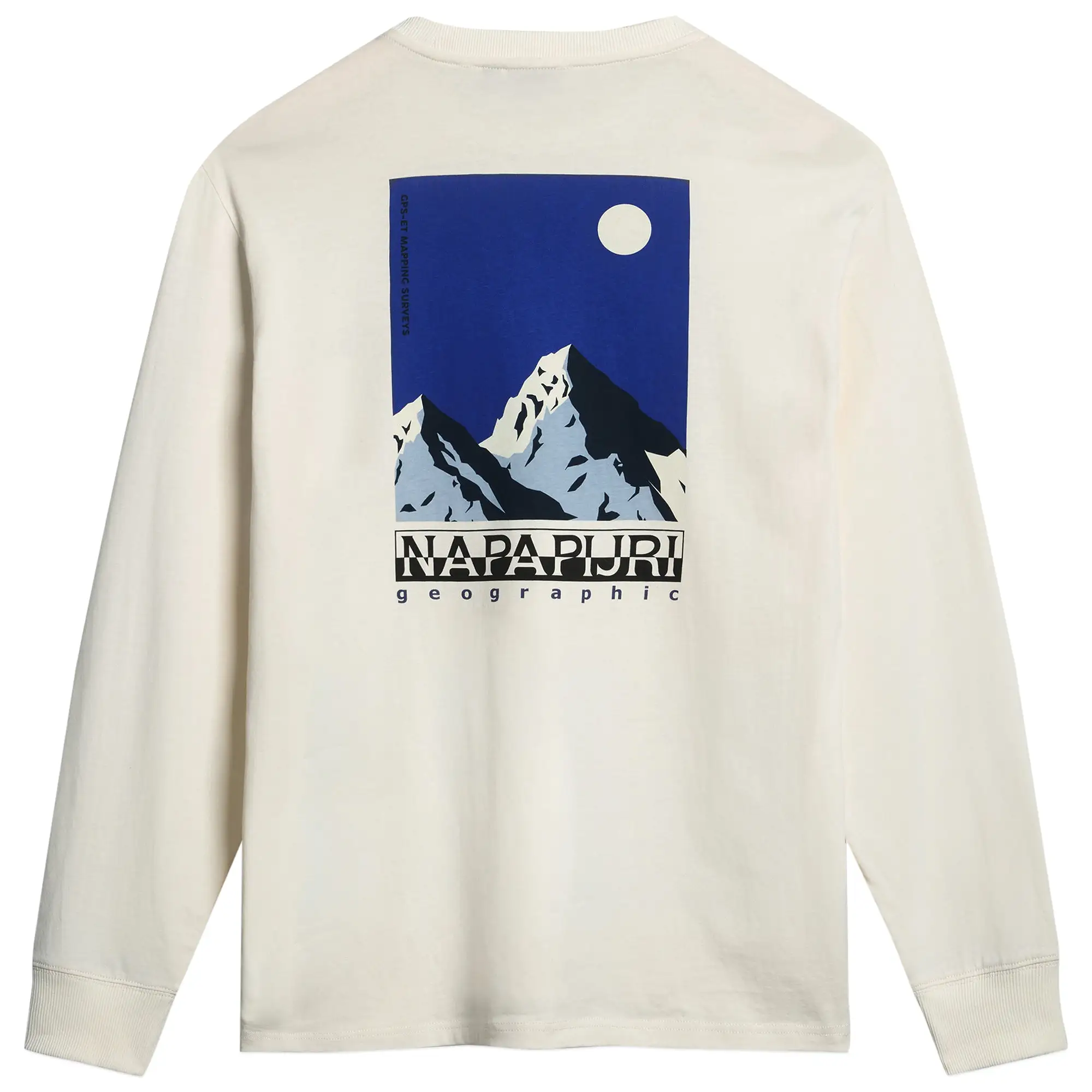 Napapijri S-Telemark Long Sleeve T-Shirt - White Whisper