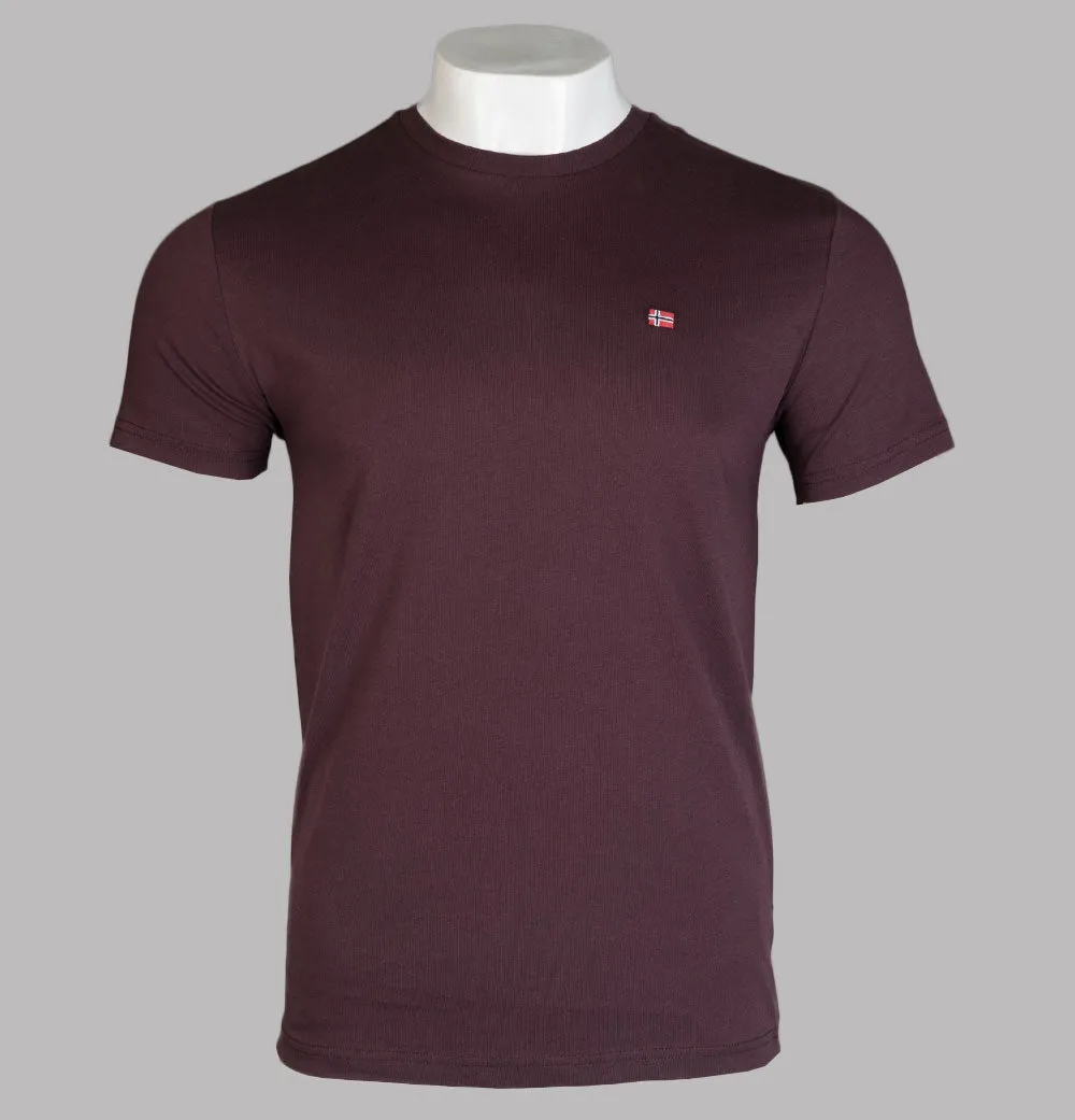 Napapijri Salis T-Shirt Burgundy Fudge