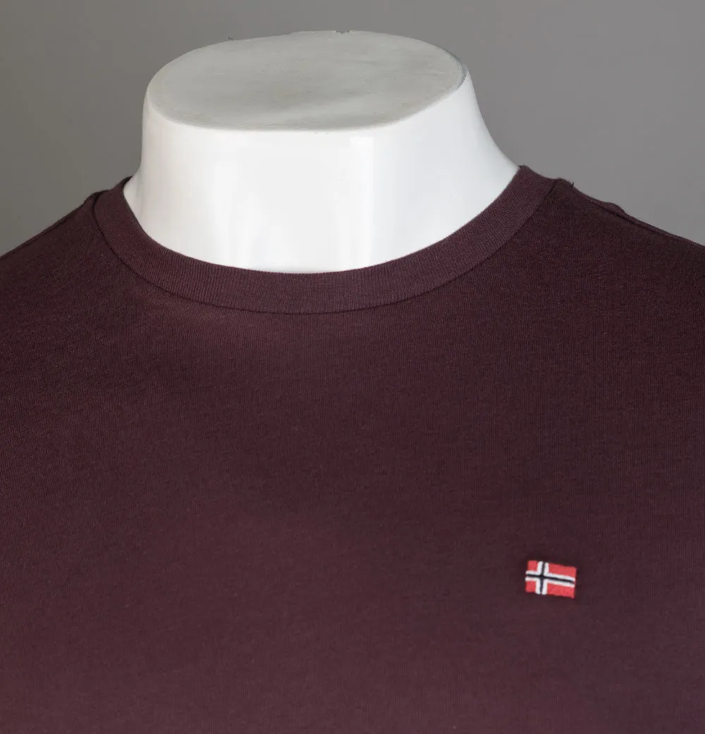 Napapijri Salis T-Shirt Burgundy Fudge