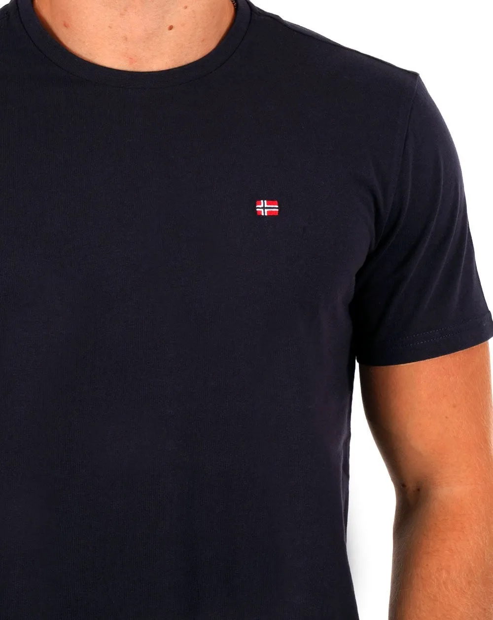 Napapijri Salis T Shirt Navy Blue 