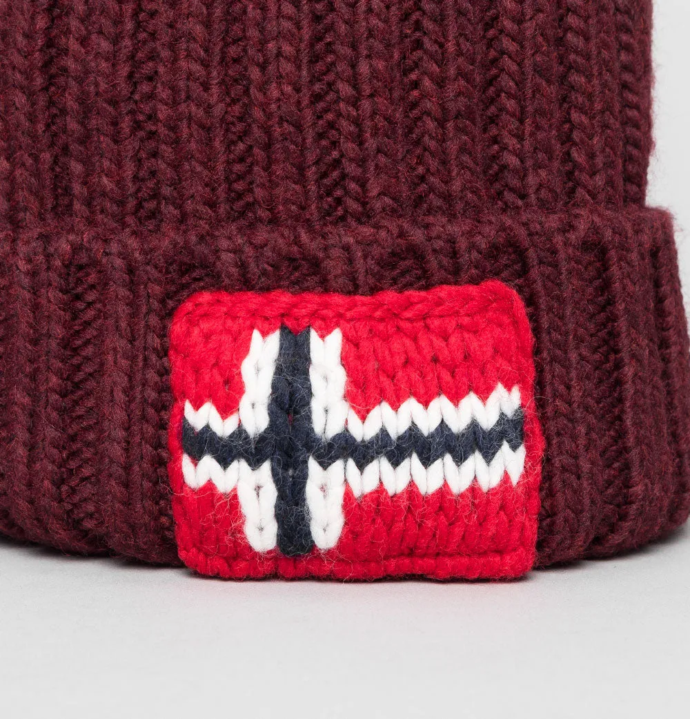 Napapijri Semiury 5 Beanie Burgundy Fudge