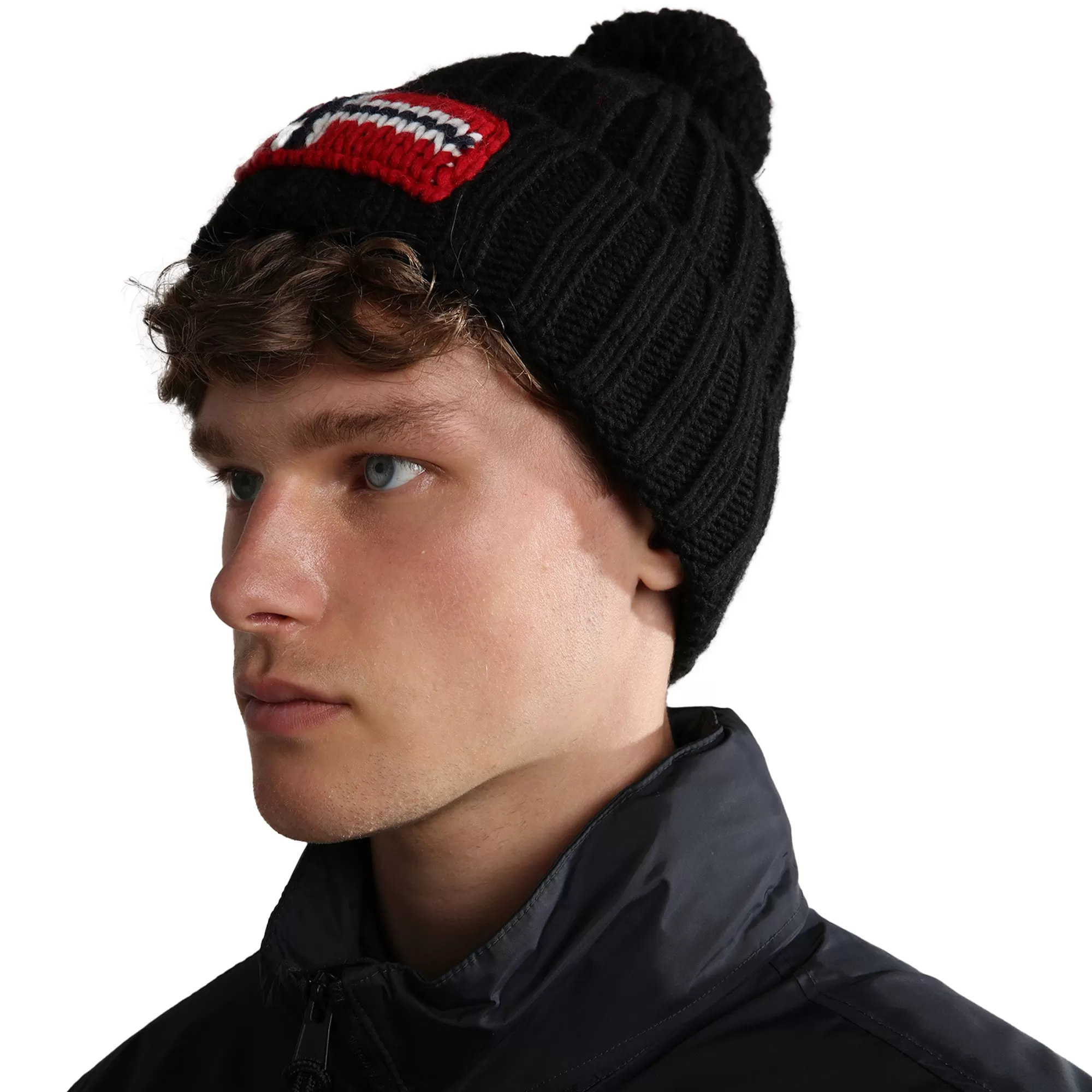 Napapijri Semiury 5 Flag Beanie - Black