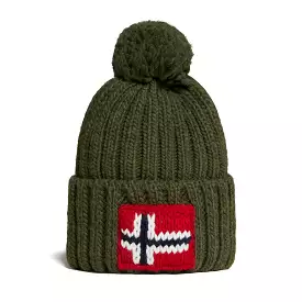 Napapijri Semiury 5 Flag Beanie - Green Depths