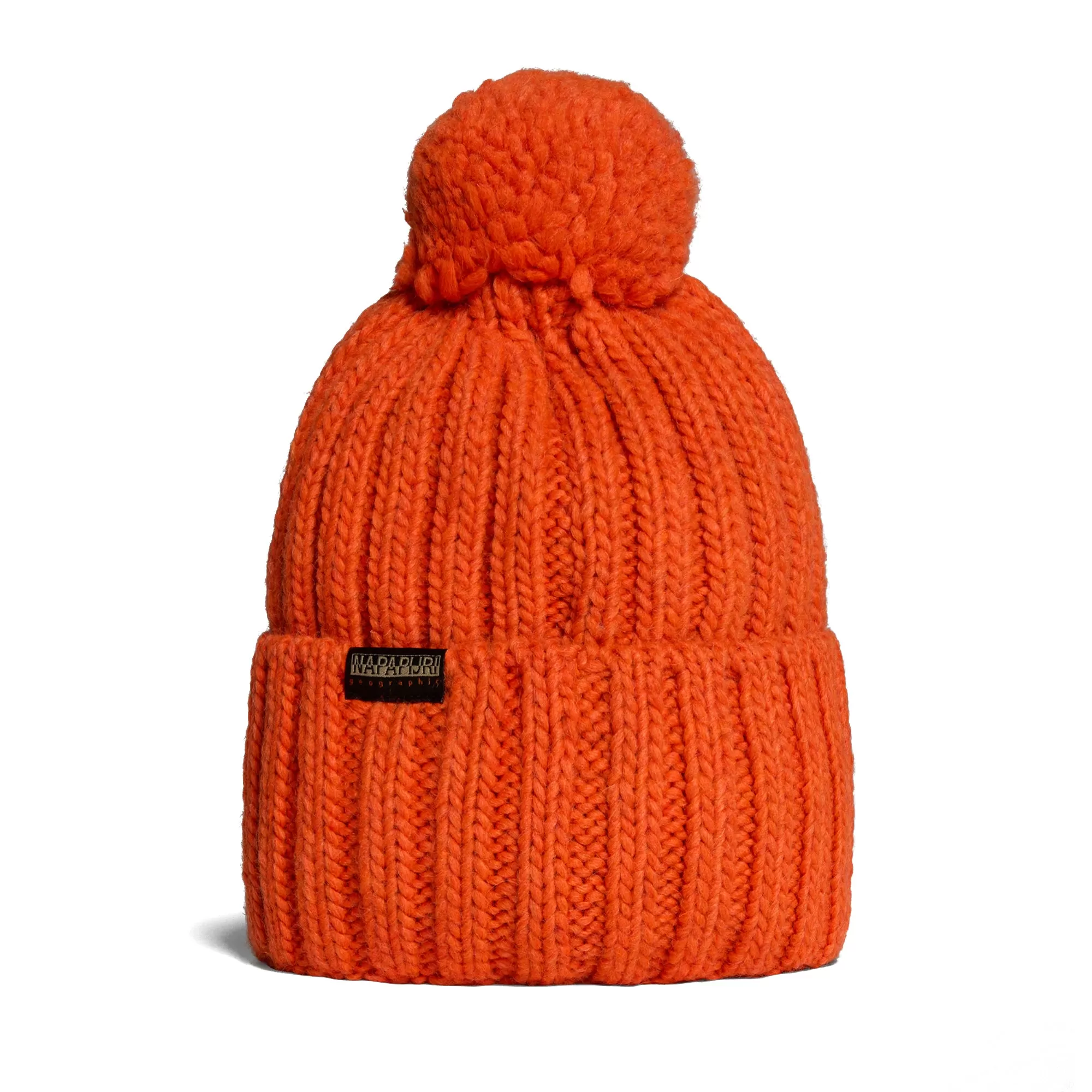 Napapijri Semiury 5 Flag Beanie - Orange Red