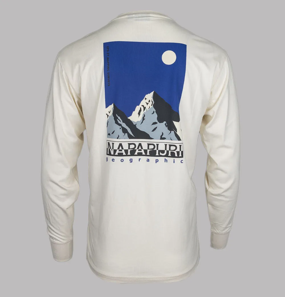 Napapijri Telemark LS T-Shirt Whisper White