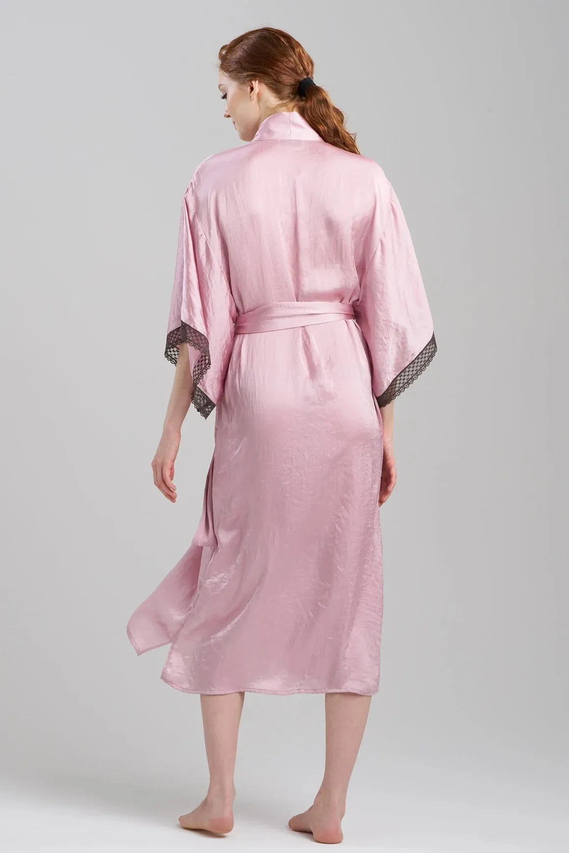 Natori ASHLEY Icon Long Robe in Rose Quartz 