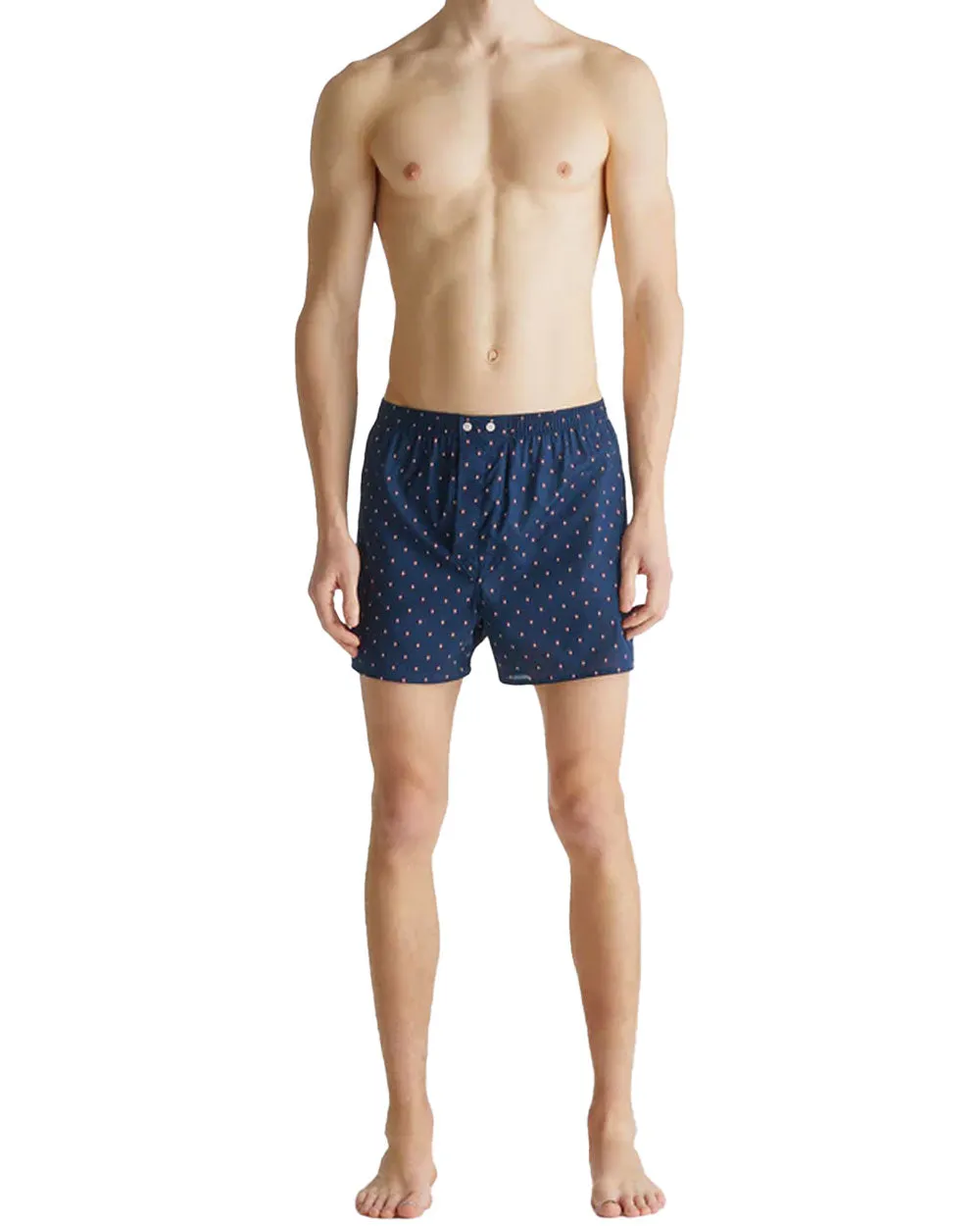 Navy Pure Cotton Classic Fit Boxer Short