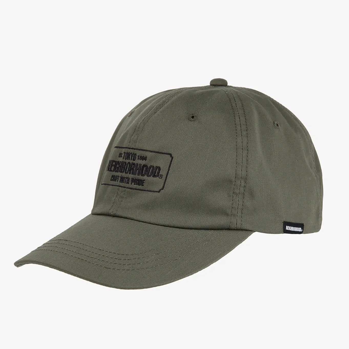 Neighborhood Bar Logo Cap Military Olive