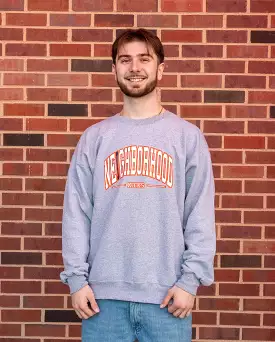 Neighborhood Kicks Illinois Crewneck Grey