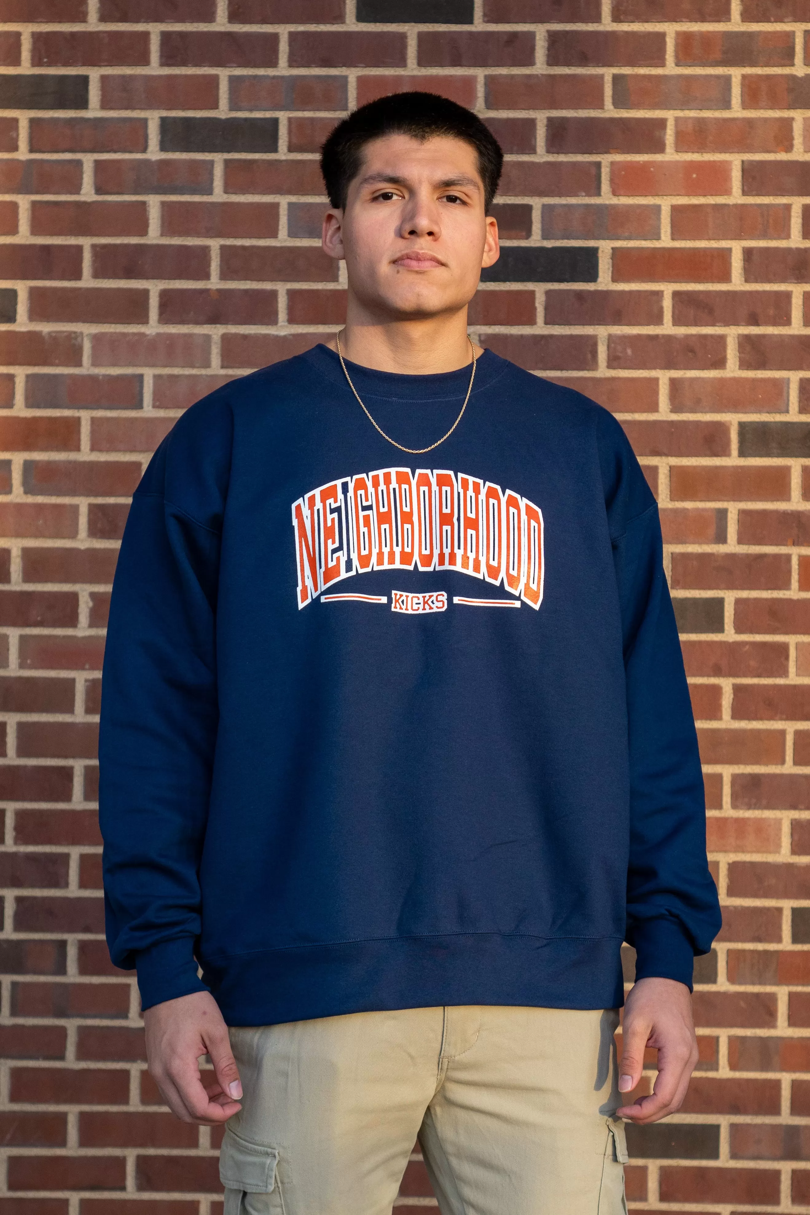 Neighborhood Kicks Illinois Crewneck Navy