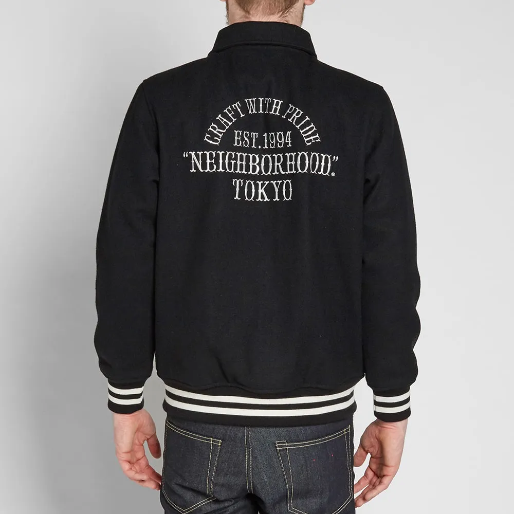 Neighborhood Varsity JacketBlack