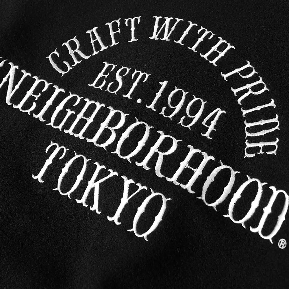 Neighborhood Varsity JacketBlack