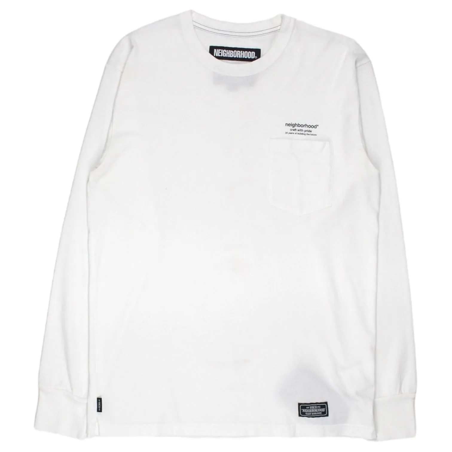 Neighborhood White Long Sleeved Tee