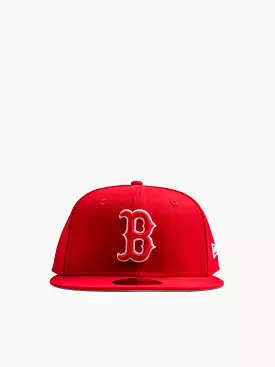 New Era 59FIFTY Boston Red Sox Outline Fitted - University Red