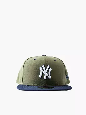 New Era 9FIFTY New York Yankees OTC Snapback - Olive / Navy