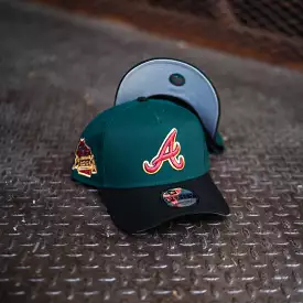 New Era Atlanta Braves WS 9FORTY A-Frame Snapback (Forest/Black)