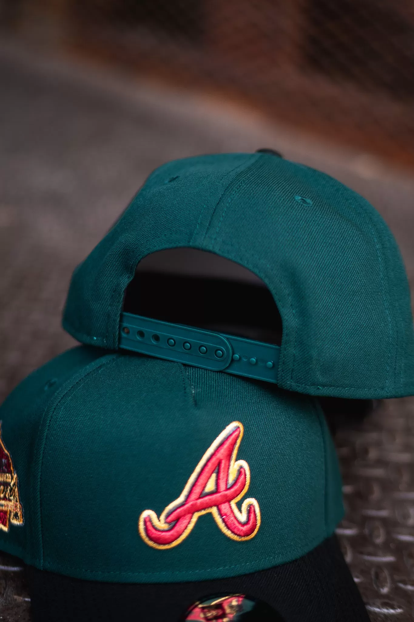 New Era Atlanta Braves WS 9FORTY A-Frame Snapback (Forest/Black)