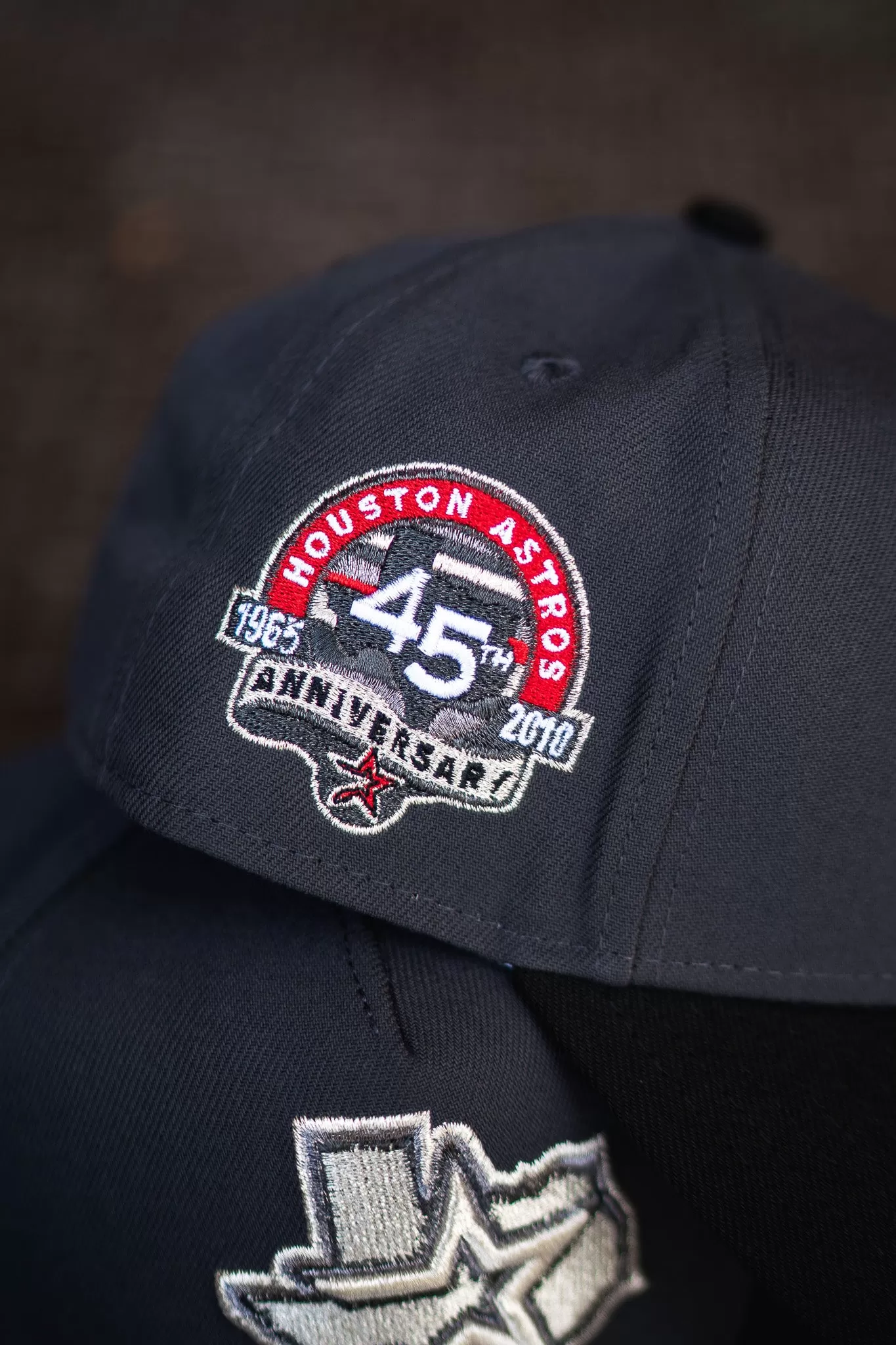 New Era Houston Astros 45th Anniversary 9FORTY A-Frame Snapback (Charcoal/Black)