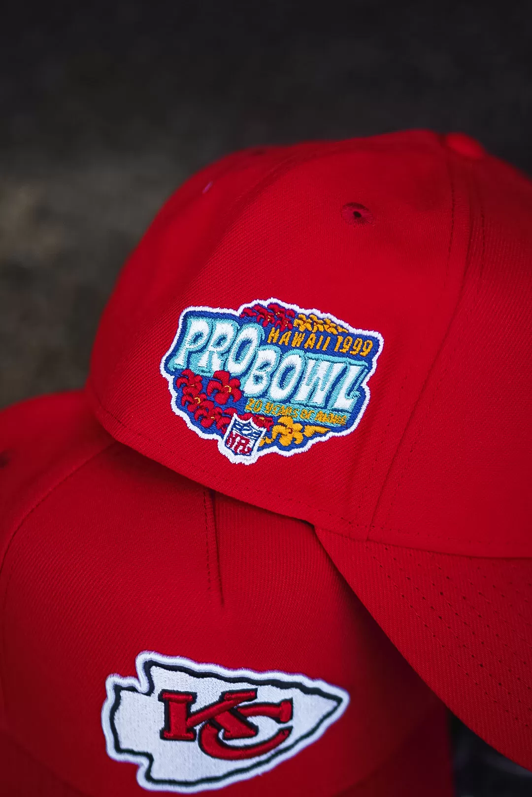 New Era Kansas City Chiefs 1999 Pro Bowl 9FORTY A-Frame Snapback (Red)