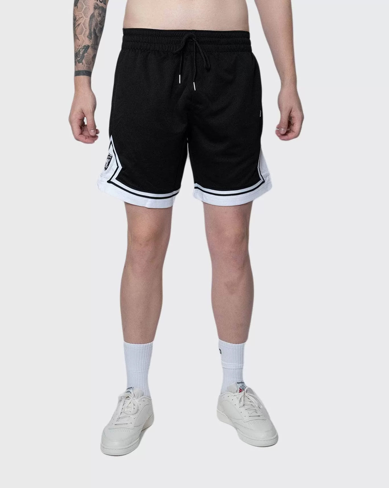 new era mesh las vegas raiders short