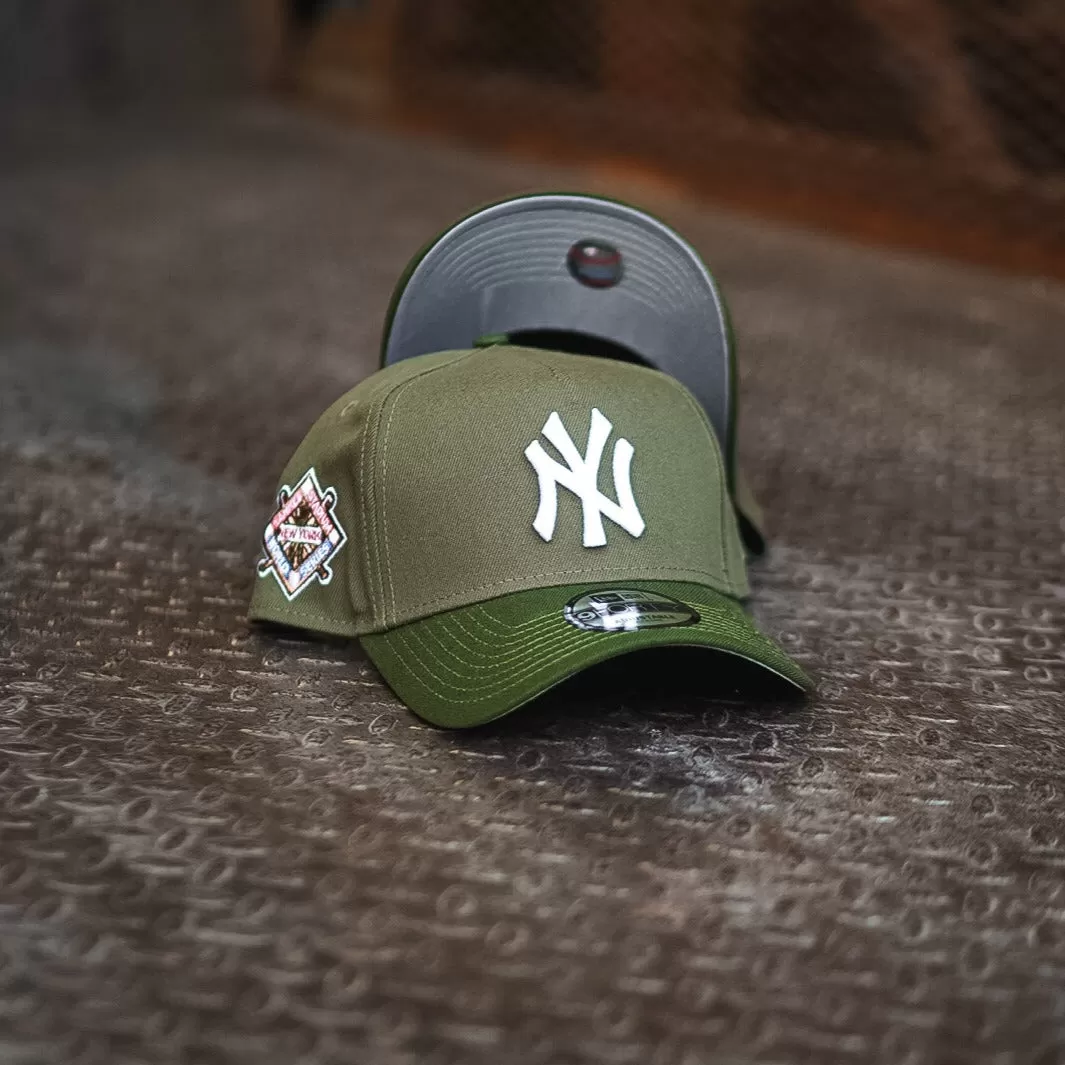 New Era New York Yankees 1941 World Series 9FORTY A-Frame Snapback (Sage/Olive)