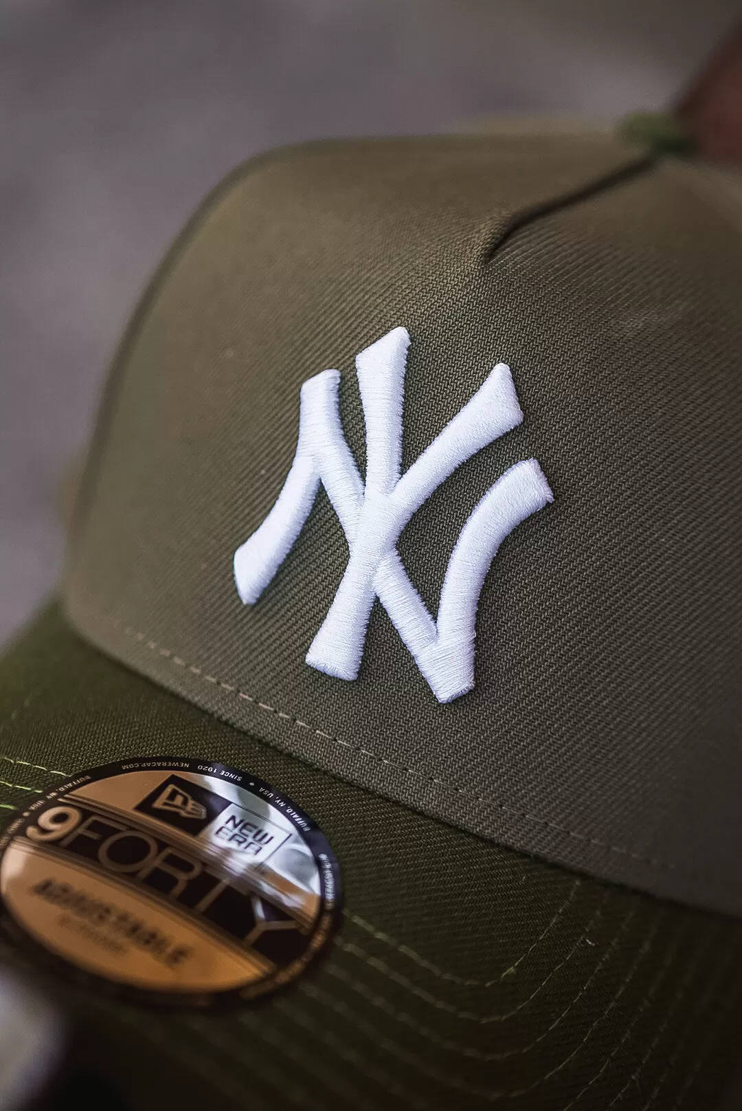 New Era New York Yankees 1941 World Series 9FORTY A-Frame Snapback (Sage/Olive)