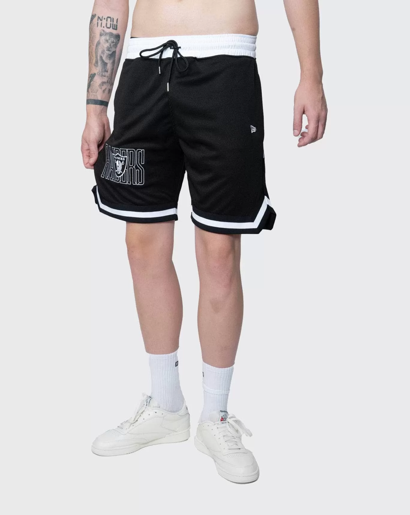 New Era Raiders Outline Mesh Short