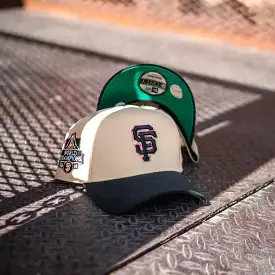 New Era San Francisco Giants 2014 World Champions 9FORTY A-Frame Snapback (Vegas Gold/Black Corduroy)