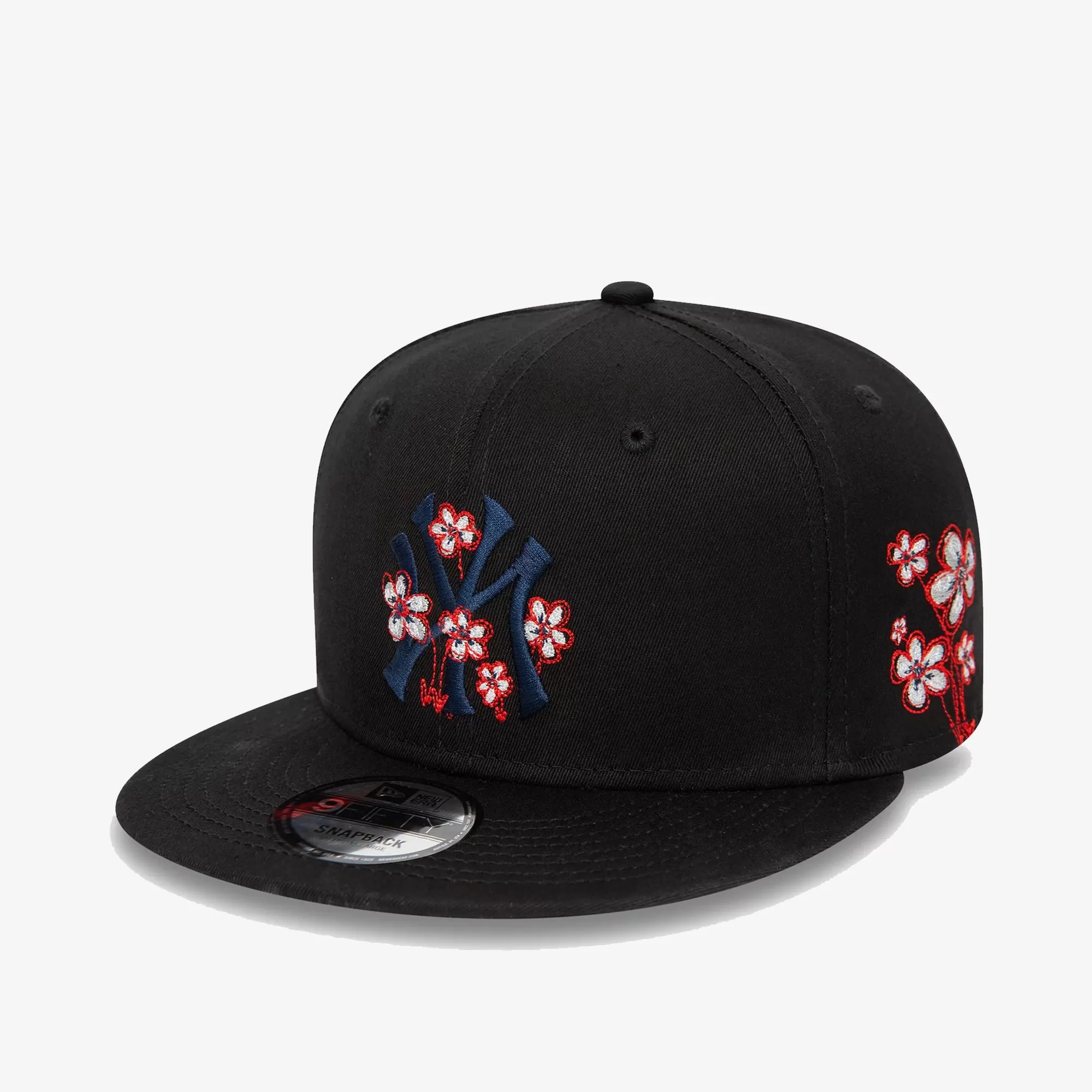 NEW YORK YANKEES MLB FLOWER GRAPHIC 9FIFTY SNAPBACK 'BLACK'