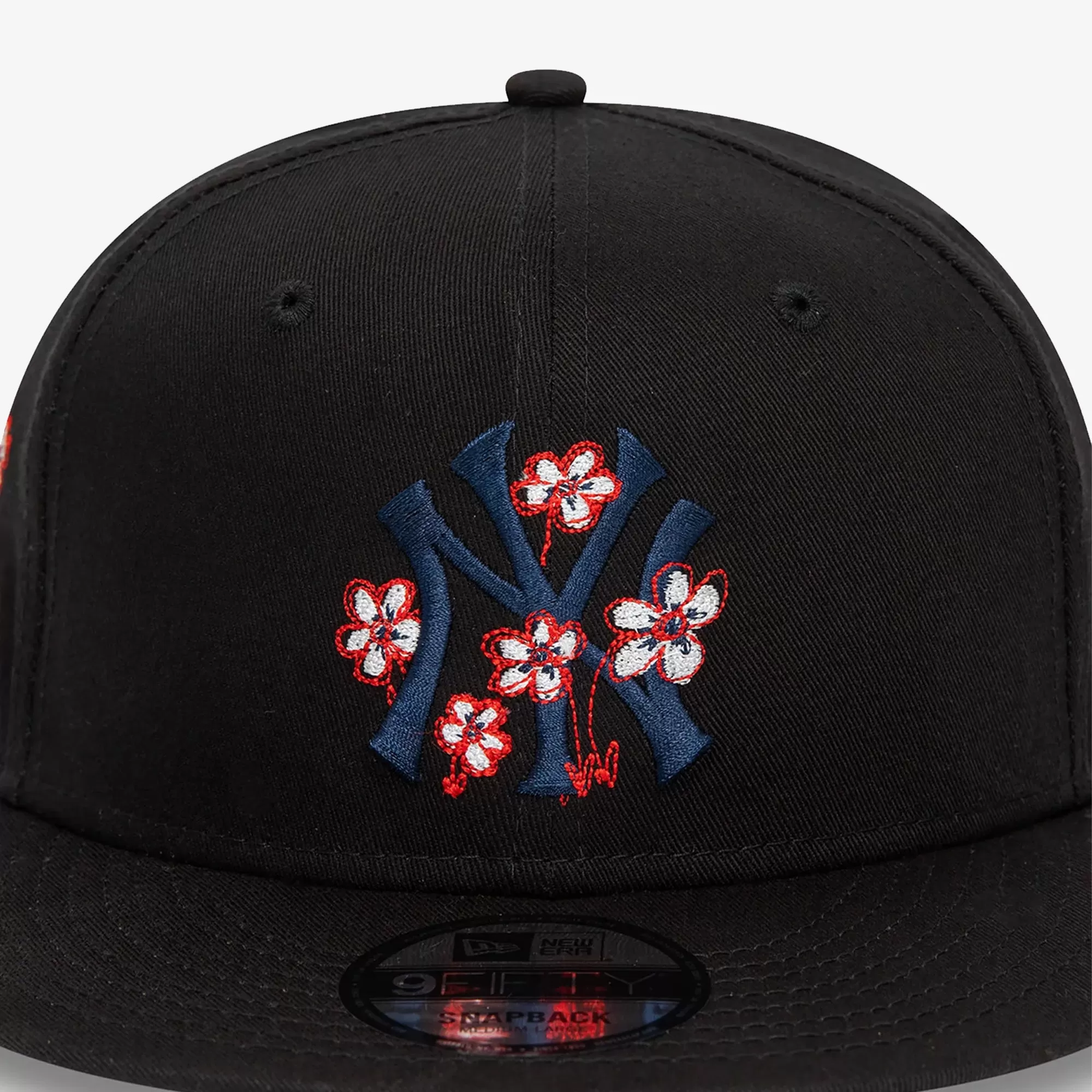 NEW YORK YANKEES MLB FLOWER GRAPHIC 9FIFTY SNAPBACK 'BLACK'