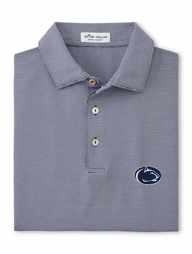 Penn State Jubilee Stripe Polo | Peter Millar