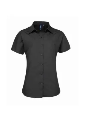 Premier Ladies Supreme Short Sleeve Poplin Shirt