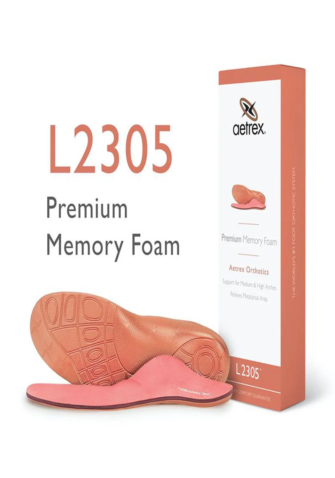 Premium Memory Foam Orthotics L2305