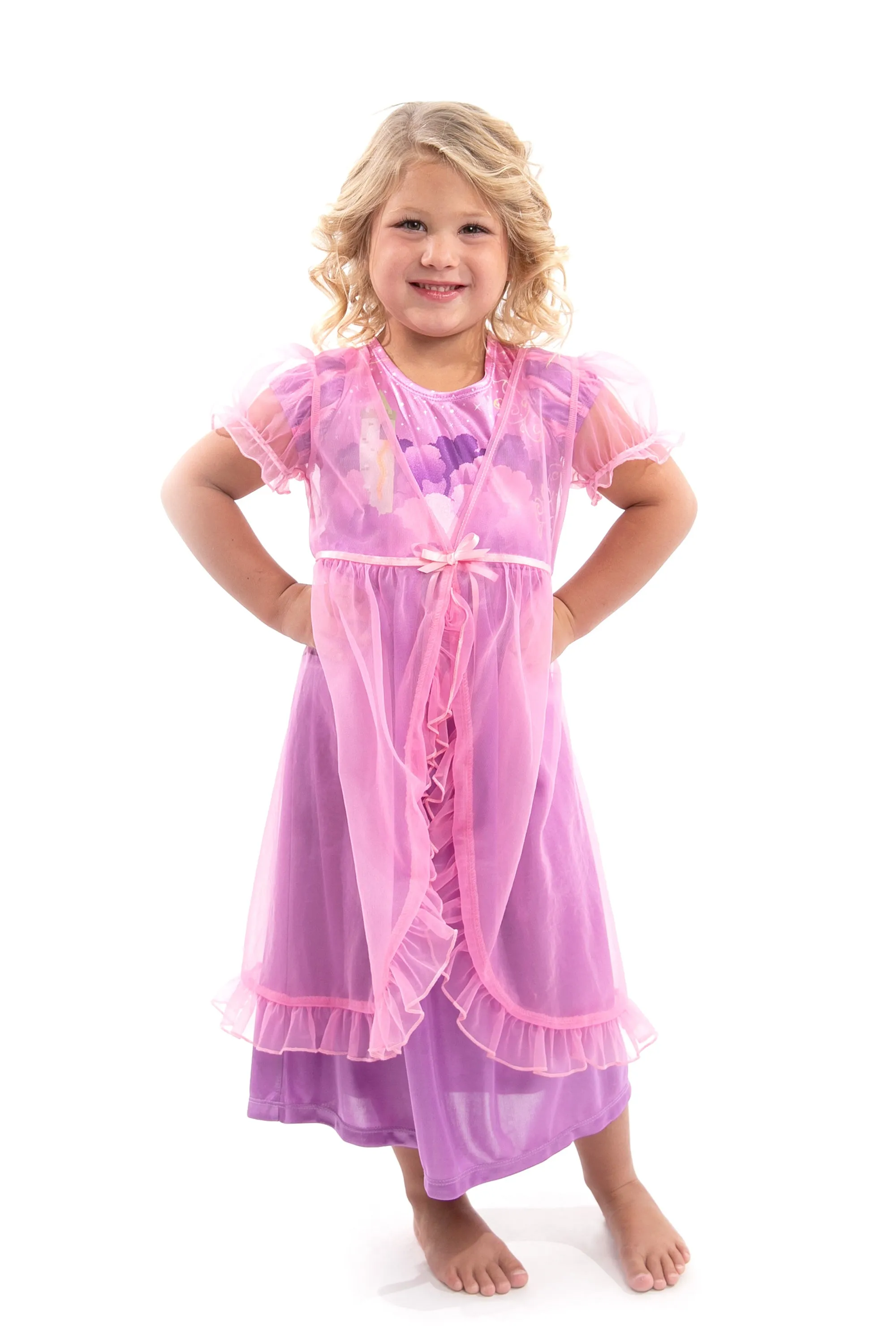 Rapunzel Nightgown with Pink Robe