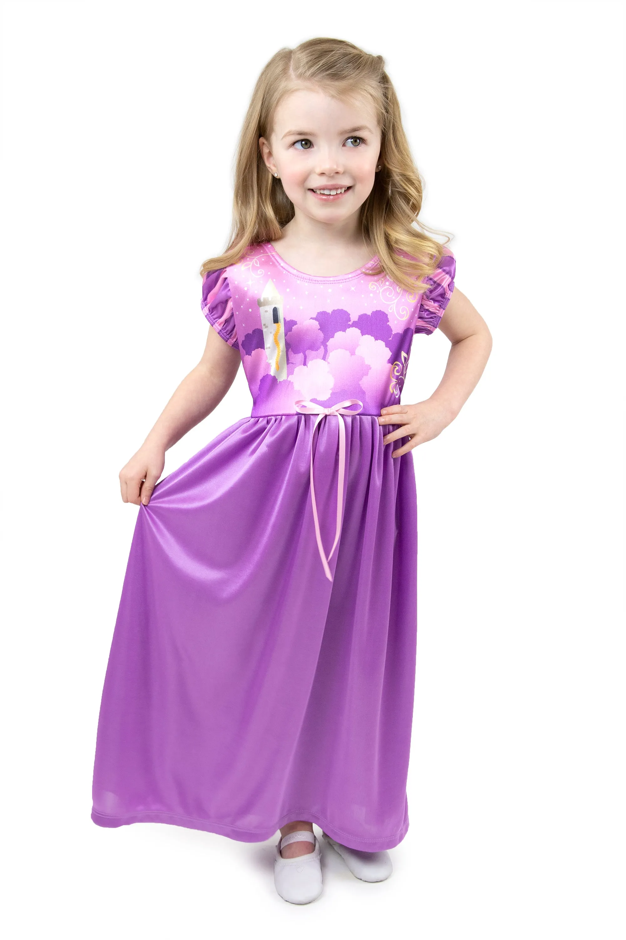 Rapunzel Nightgown with Pink Robe