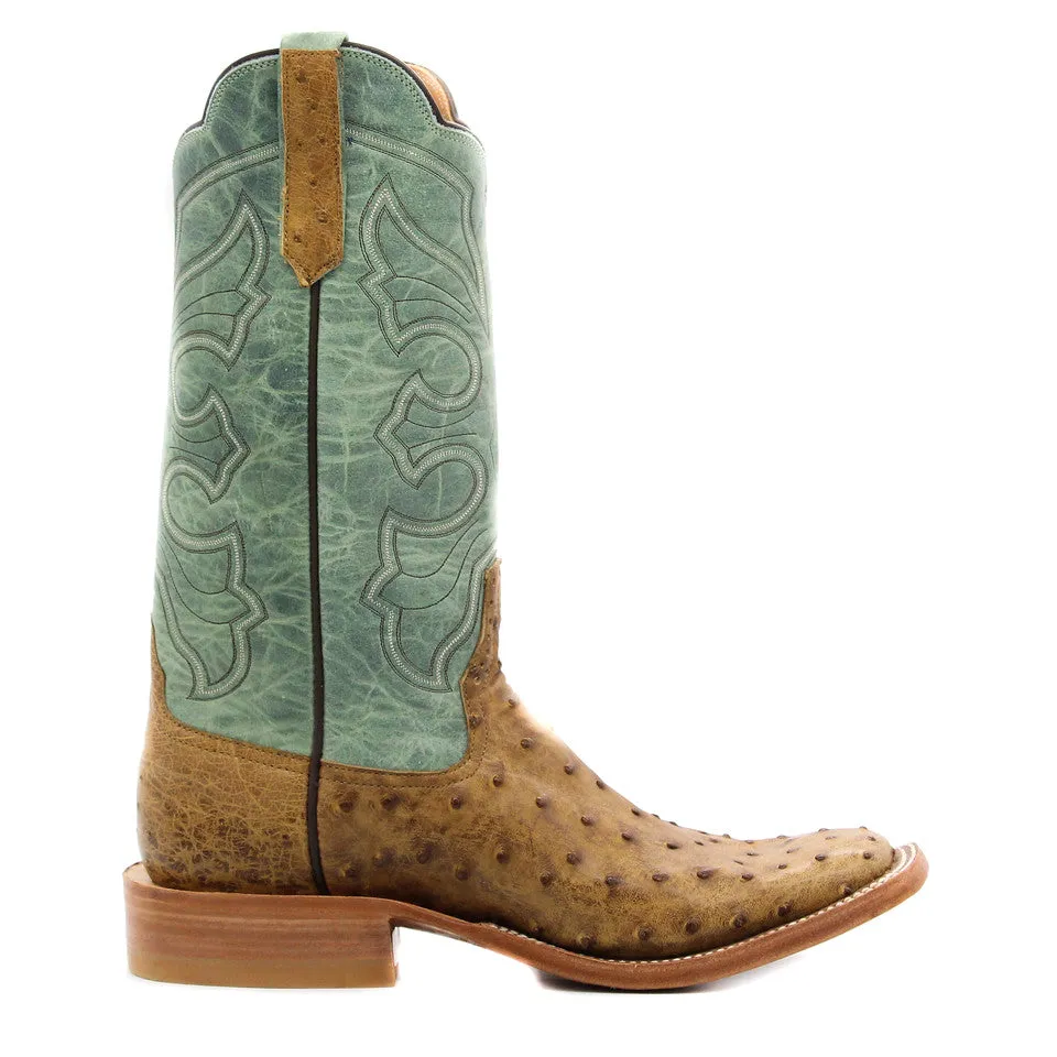 Rios of Mercedes Exclusive Terra Vintage Full Quill Ostrich Men's Boot