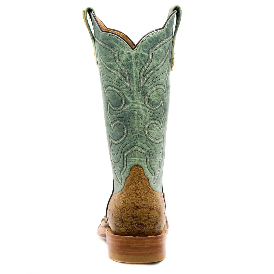 Rios of Mercedes Exclusive Terra Vintage Full Quill Ostrich Men's Boot