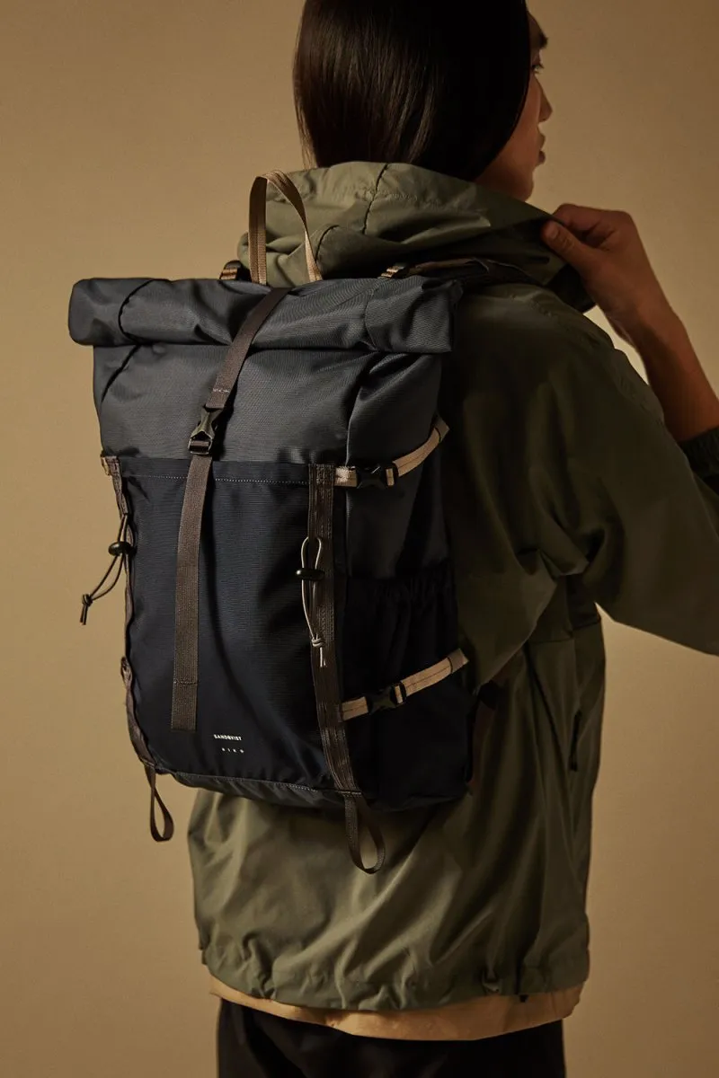 Sandqvist Forest Hike Backpack (Multi Steel Blue)