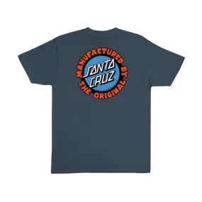 Santa Cruz Speed MFG Dot T-Shirt - Steel Blue