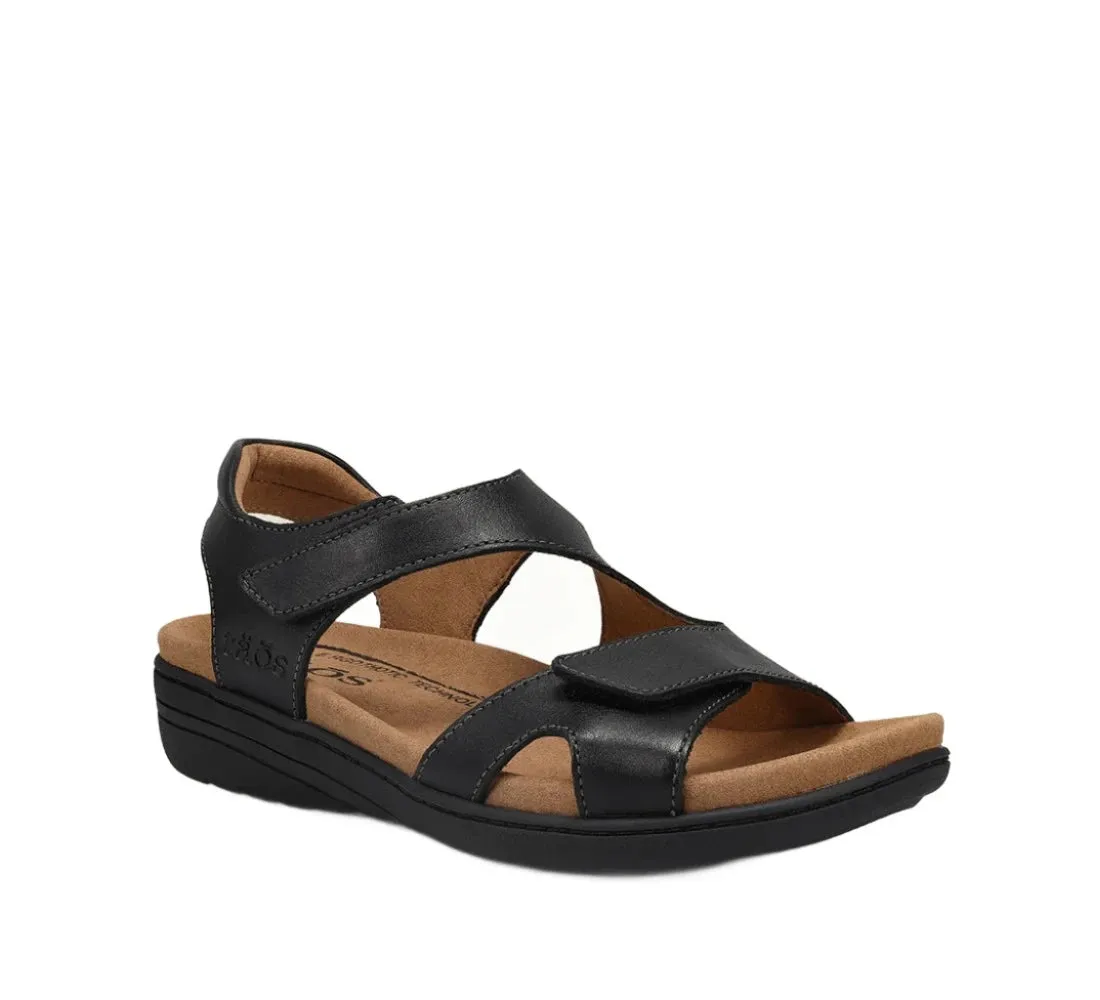 Serene Black Sandal